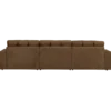 Second date 3-zits bank structure velvet brass