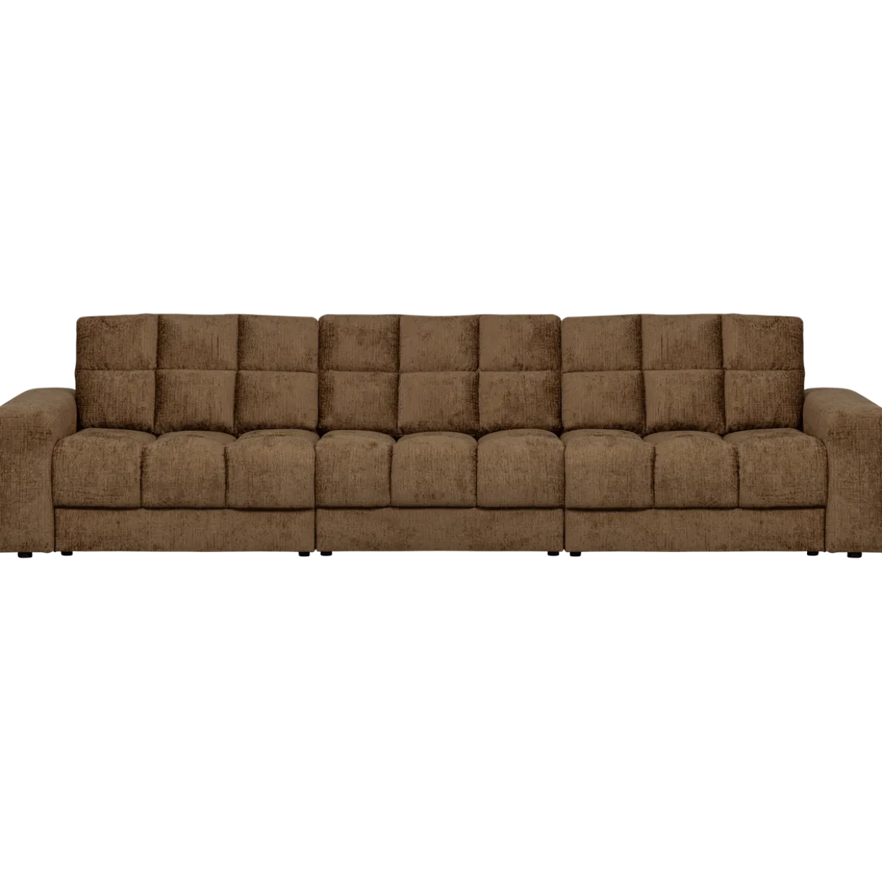Second date 3-zits bank structure velvet brass