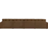 Second date 4-zits bank structure velvet brass