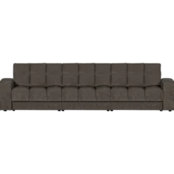 Second date 3-zits bank velvet warmgrijs