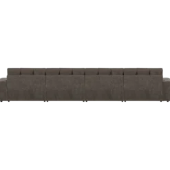 Second date 4-zits bank velvet warmgrijs
