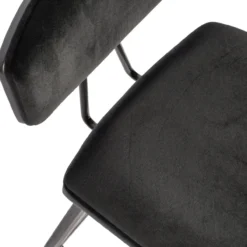 Senn barstoel velvet zwart