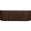 Sense dressoir 4-deurs mangohout walnoot