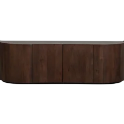 Sense dressoir 4-deurs mangohout walnoot