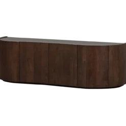 Sense dressoir 4-deurs mangohout walnoot