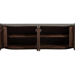 Sense dressoir 4-deurs mangohout walnoot