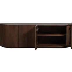 Sense dressoir 4-deurs mangohout walnoot