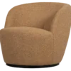 Serra draaifauteuil geweven stof curry melange