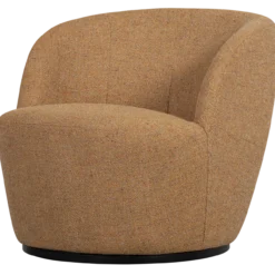 Serra draaifauteuil geweven stof curry melange