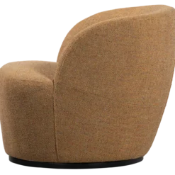 Serra draaifauteuil geweven stof curry melange