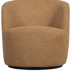 Serra draaifauteuil geweven stof curry melange