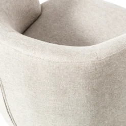 Serra draaifauteuil geweven stof off white