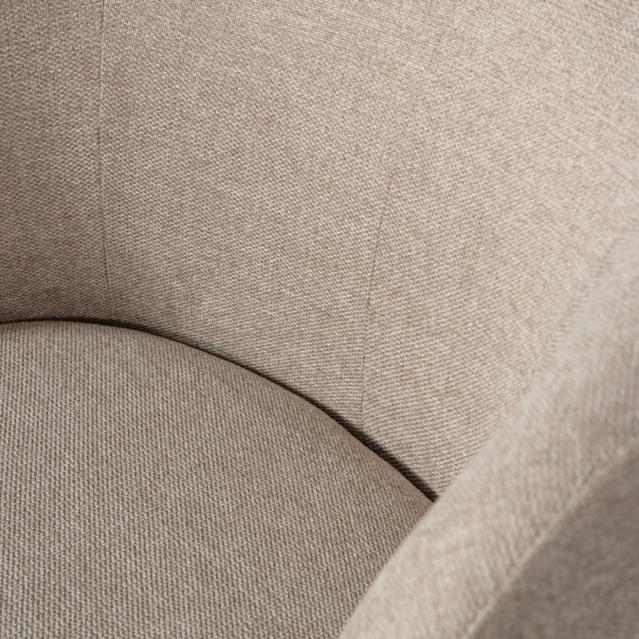 Serra draaifauteuil geweven stof zand