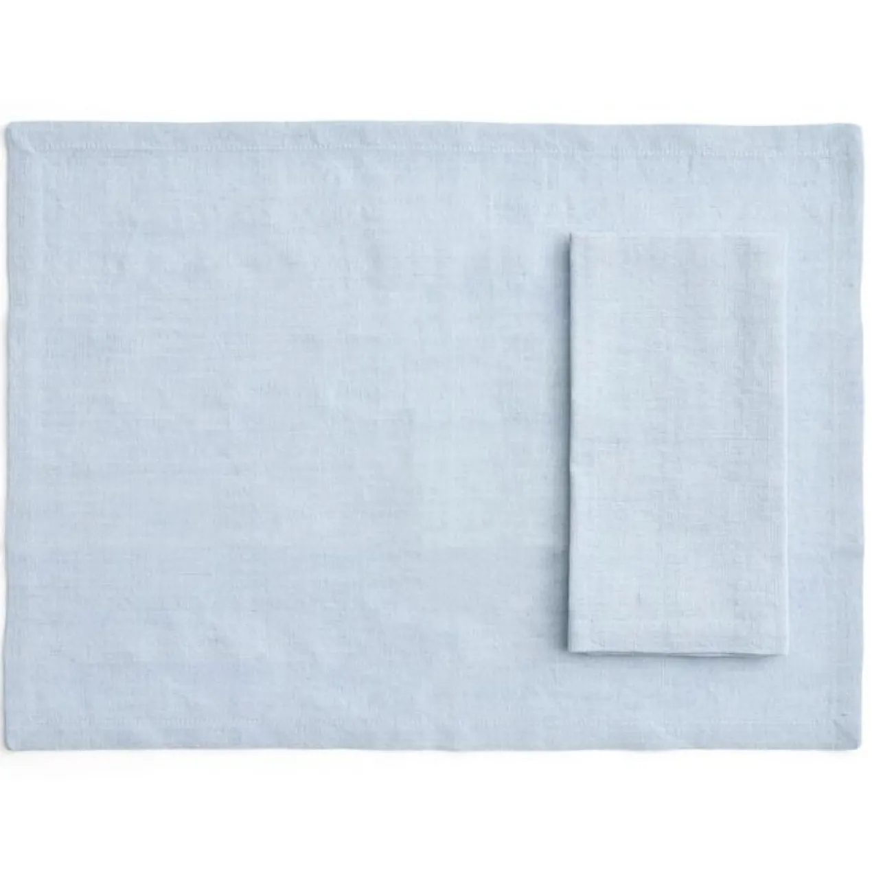 Servet/Placemat Tavolo soft blue - set van 4