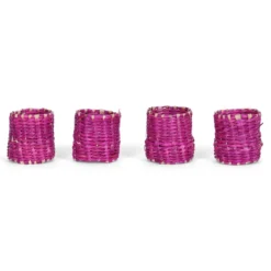 Servet ring Lode fuchsia - set van 4