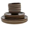 Servies Indi Grey - set van 12