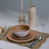 Servies Melamine Nano plate blush - set van 12