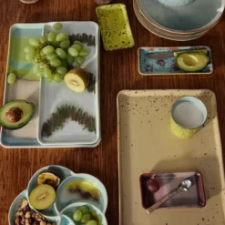 Servies 70's ceramics cake tray Tide