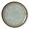 Servies 70's ceramics dinerbord Contrast - set van 2