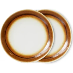 Servies 70's Ceramics Dinner Plates Supernova - set van 2