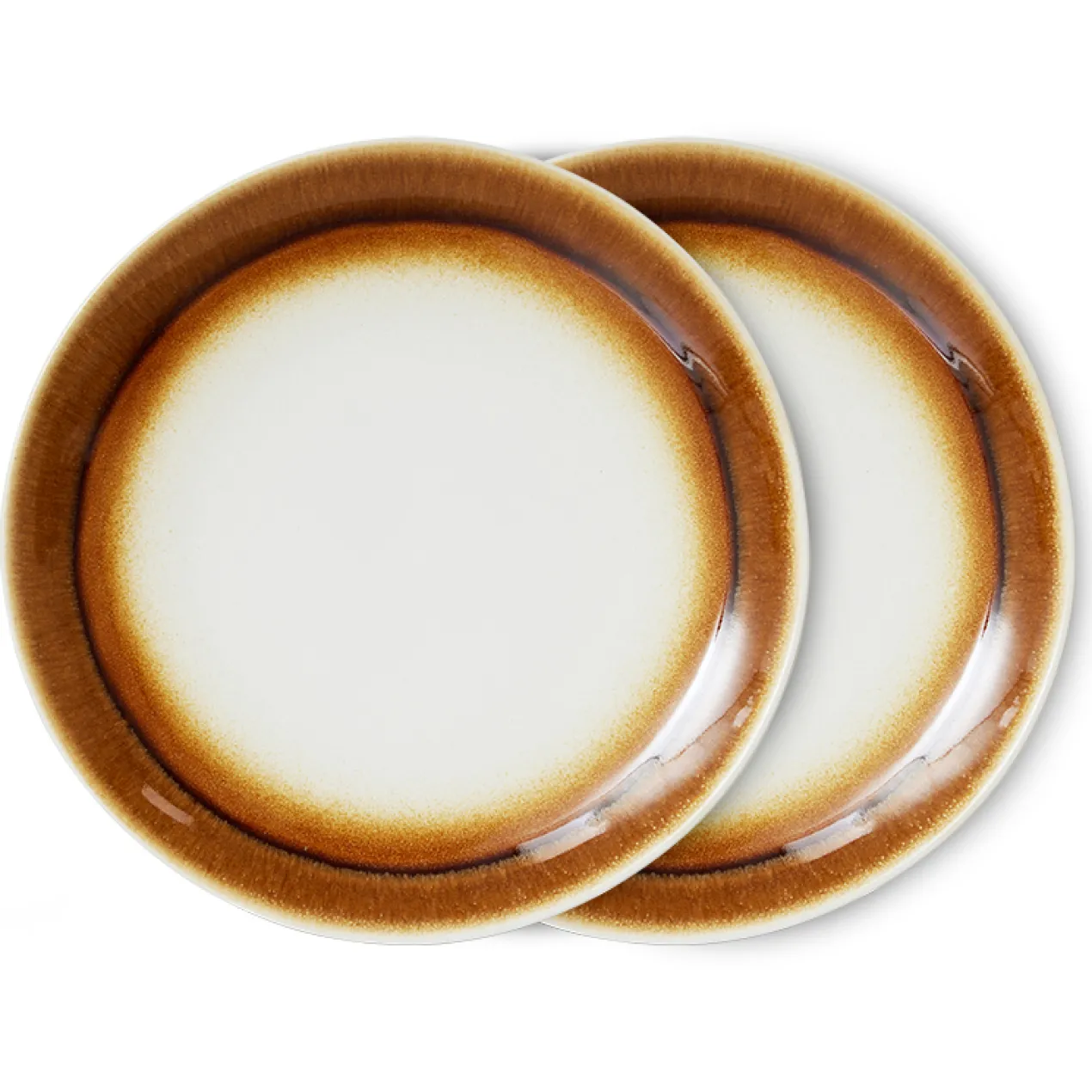 Servies 70's Ceramics Dinner Plates Supernova - set van 2