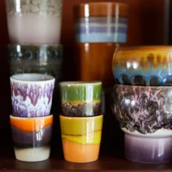 Servies 70's Ceramics Eierdopje Island - set van 4