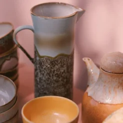 Servies 70's Ceramics karaf shell