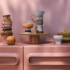 Servies 70's Ceramics karaf shell