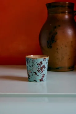 Servies 70's Ceramics koffie mok Surreal - set van 6
