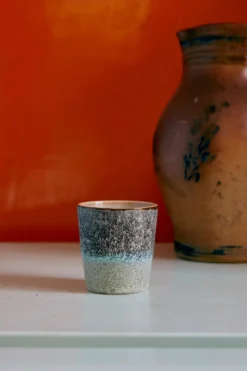 Servies 70's Ceramics koffie mok Surreal - set van 6
