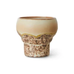 Servies 70's Ceramics Lungo Mugs coral - set van 2