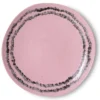 Servies 70's ceramics ontbijtbord bubble - set van 2