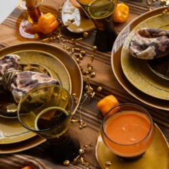 Servies 70's Ceramics Ontbijtbord paradise - set van 2