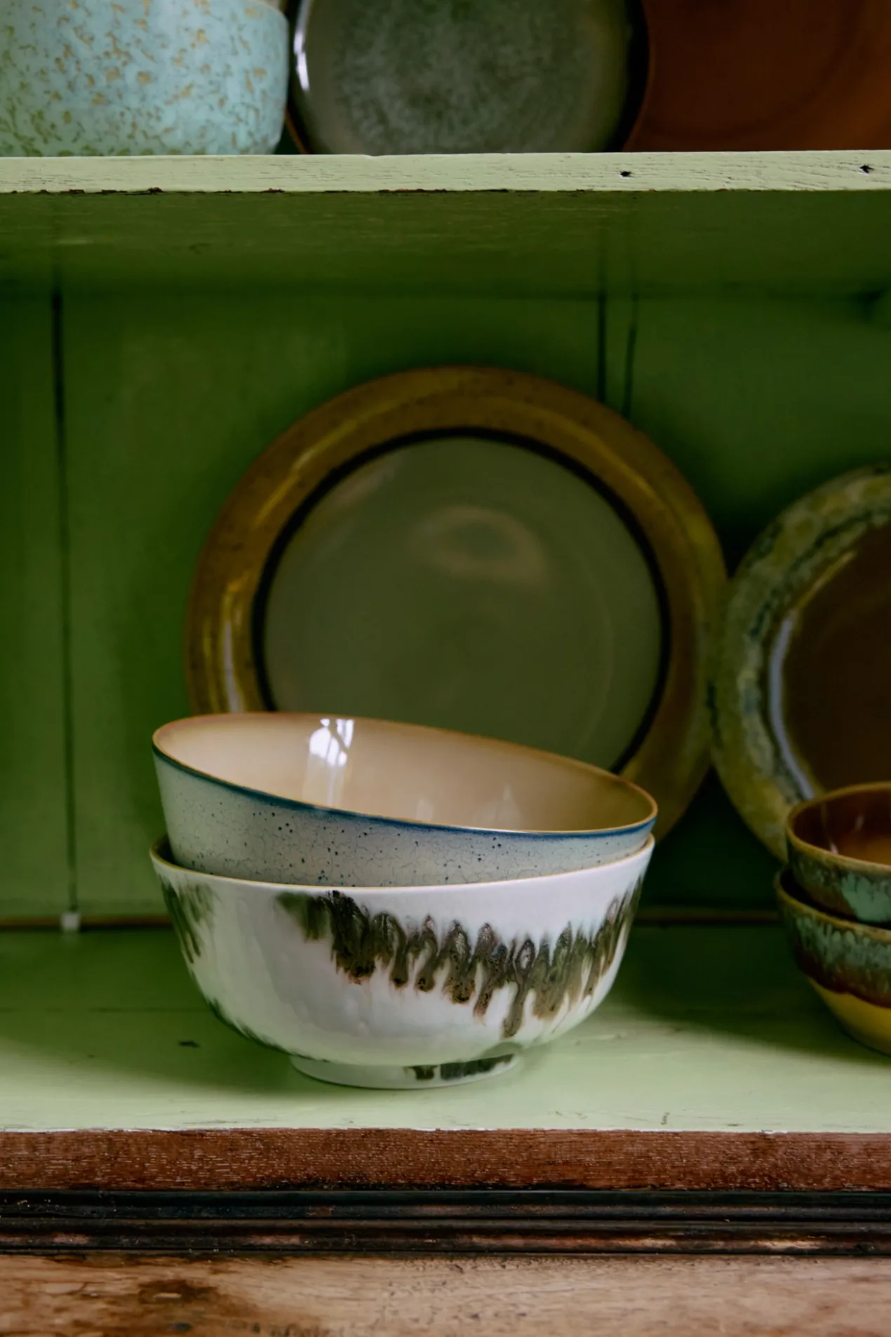 Servies 70's Ceramics ramen kom Minimalist Ø19 - set van 2