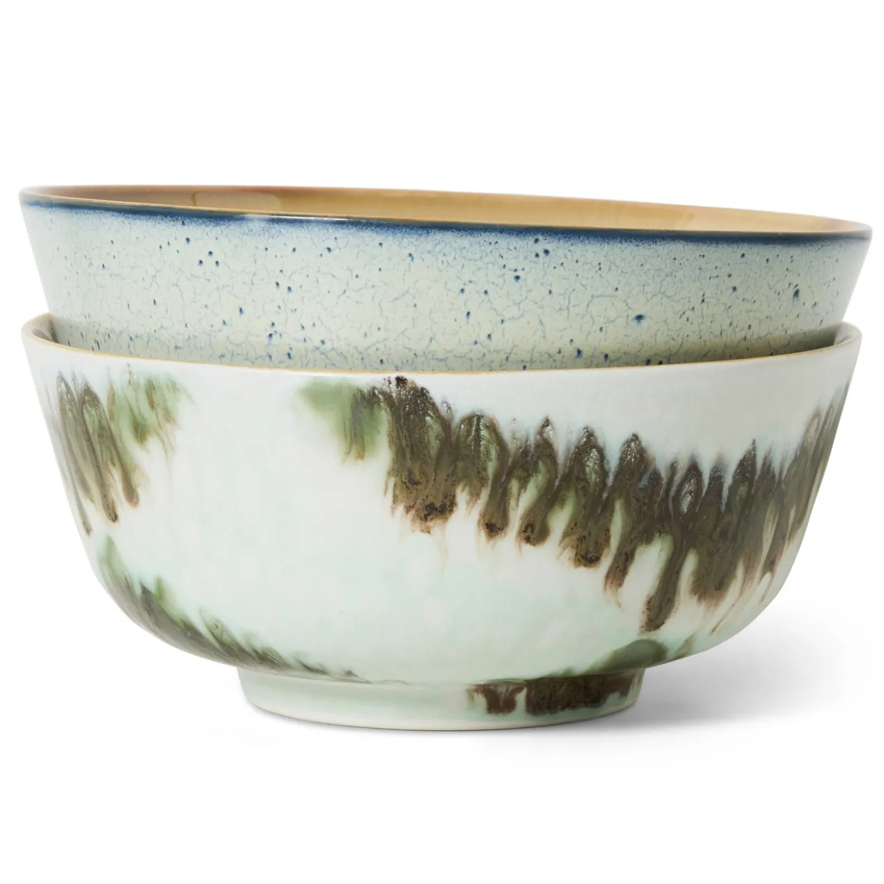 Servies 70's Ceramics ramen kom Minimalist Ø19 - set van 2