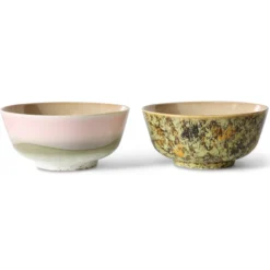 Servies 70's Ceramics ramen schaal Ascend - set van 2