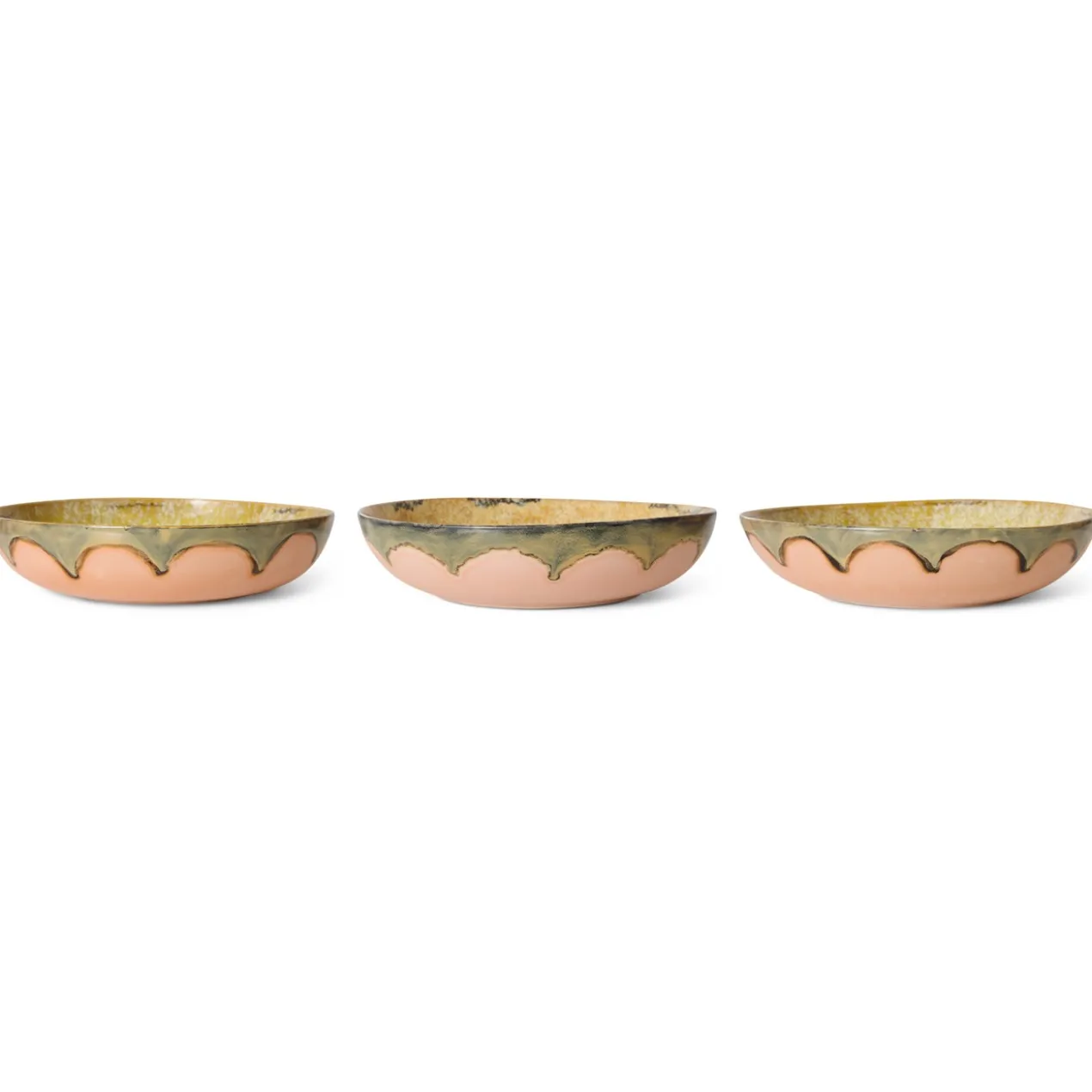 Servies 70's Ceramics Salad Bowl sunflower