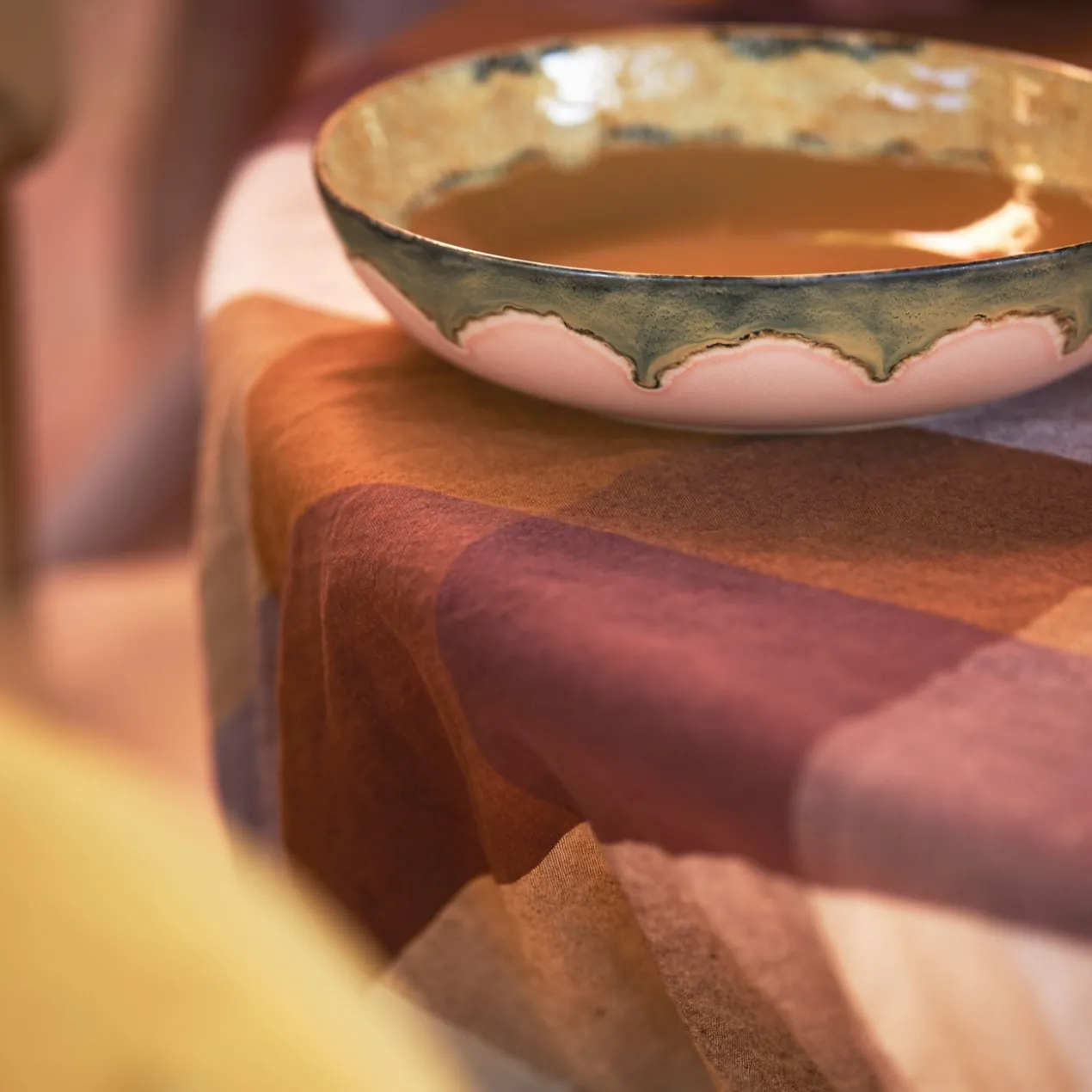 Servies 70's Ceramics Salad Bowl sunflower