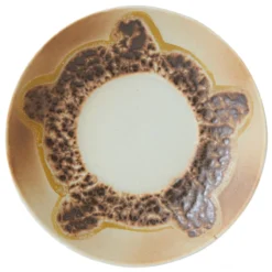 Servies 70s ceramics saucers ocean - set van 4