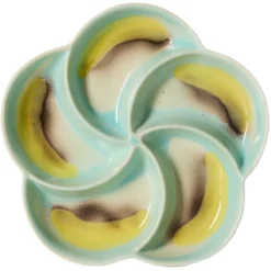 Servies 70's ceramics snack tray Glint
