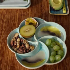 Servies 70's ceramics snack tray Glint