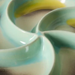 Servies 70's ceramics snack tray Glint