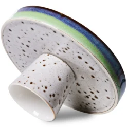 Servies 70's Ceramics taartplateau comet