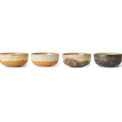 Servies 70's Ceramics Tapas Bowl drift - set van 4