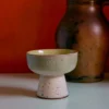 Servies 70's Ceramics tapas schaaltje op voet L slush