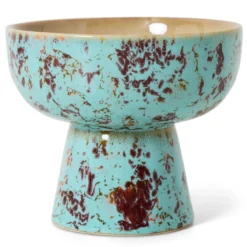 Servies 70's Ceramics tapas schaaltje op voet S patina