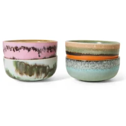 Servies 70's Ceramics tapas schaal Renaissance - set van 4