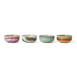 Servies 70's Ceramics tapas schaal Renaissance - set van 4