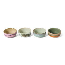 Servies 70's Ceramics tapas schaal Renaissance - set van 4