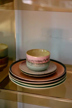 Servies 70's Ceramics tapas schaal Renaissance - set van 4